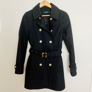 Lauren by Ralph Lauren navy trench jacket